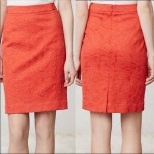 Anthropologie textures rose skirt